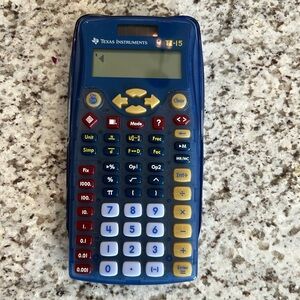 Texas Instruments TI-15 Explorer Elementary Calculator - Battery/Solar Powered